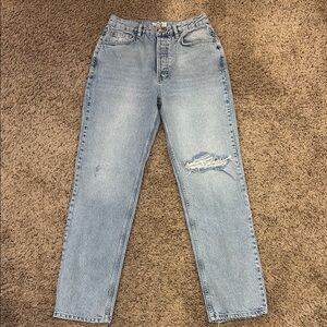 We The Free Light Blue Boyfriend Jeans